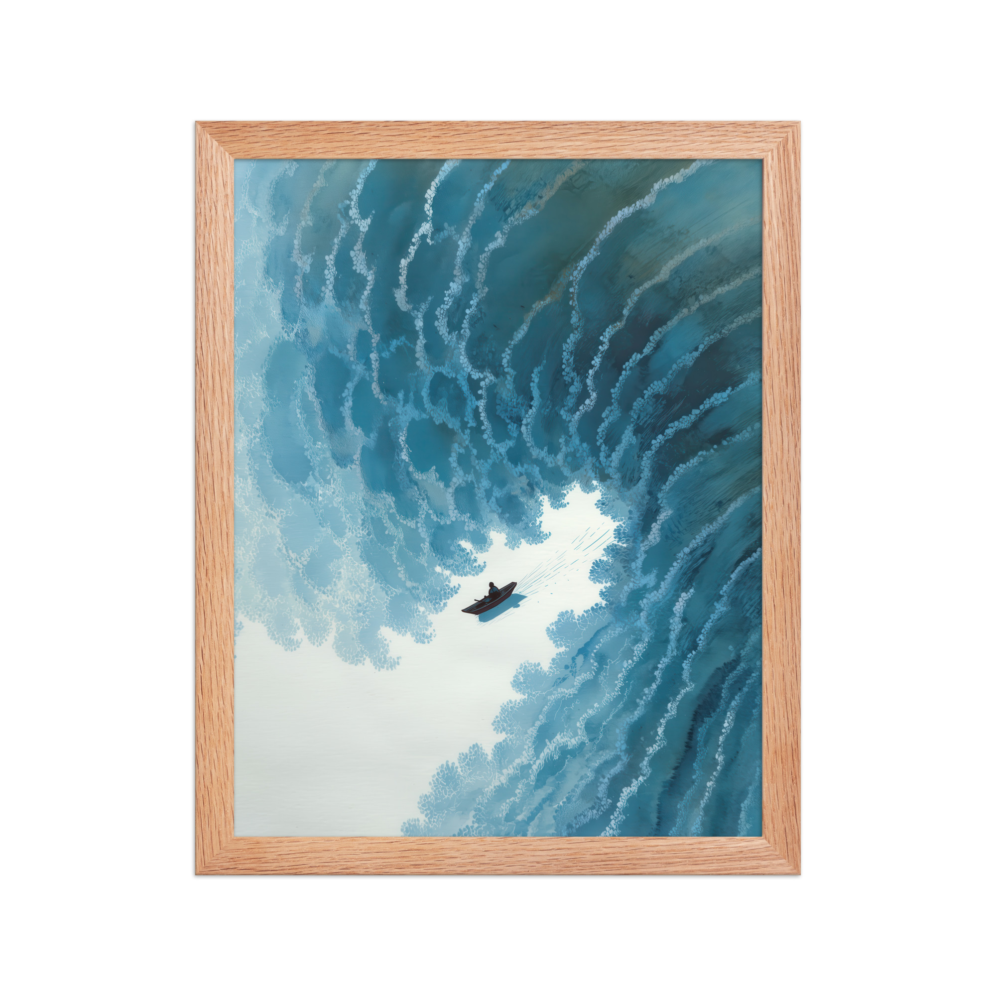 Through the Wave’s Eye – Ukiyo-e Wall Art Print – Framed Poster - Image 10
