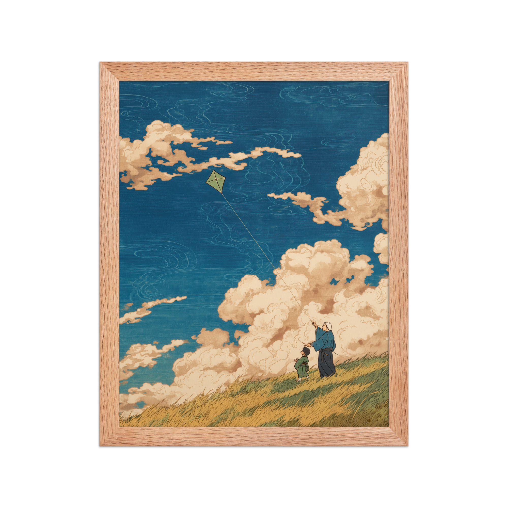 Skybound Whispers – Ukiyo-e Wall Art Print – Framed Poster - Image 10