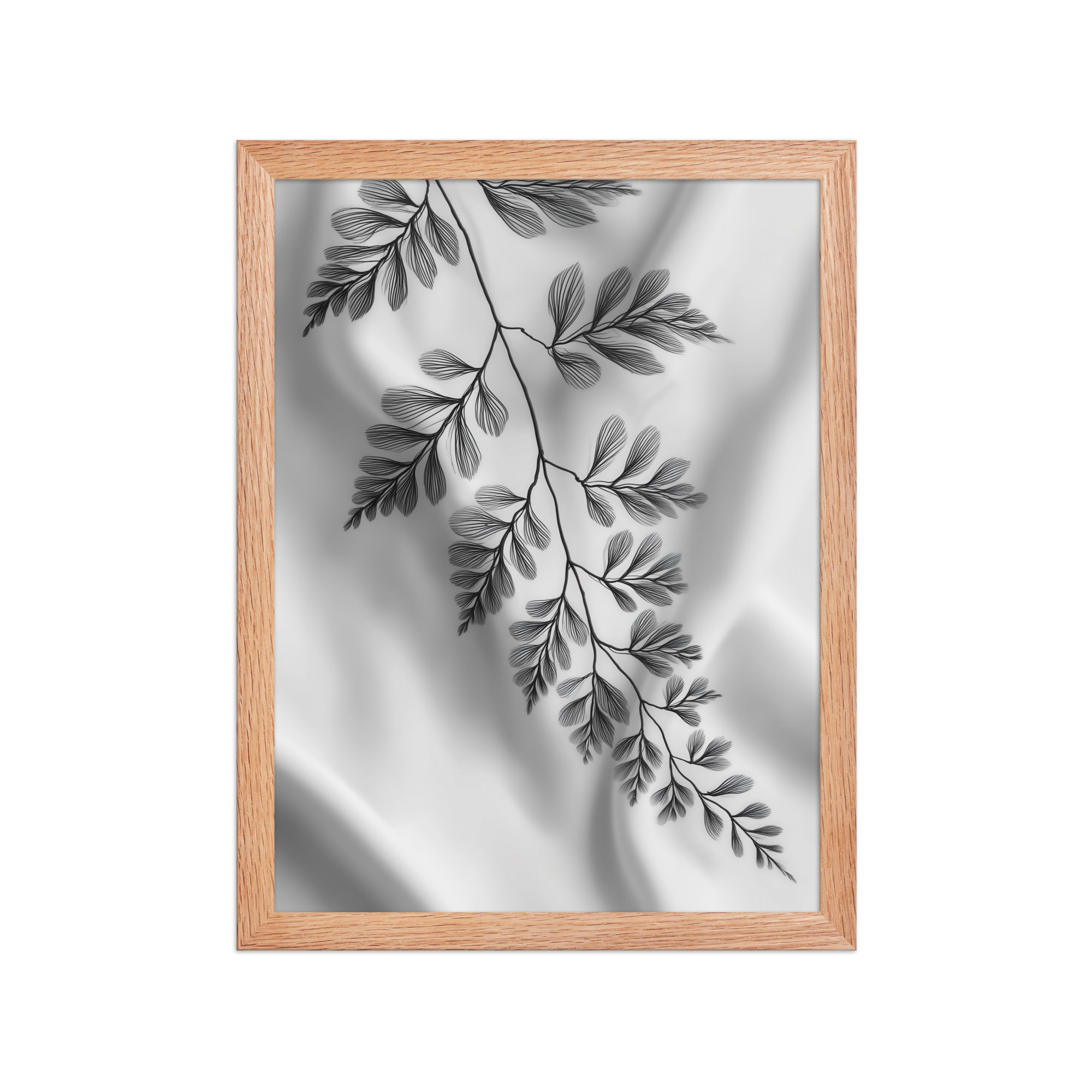 Fern of Still Shadows — Botanical Ink Wall Decor — Framed Poster - Image 6