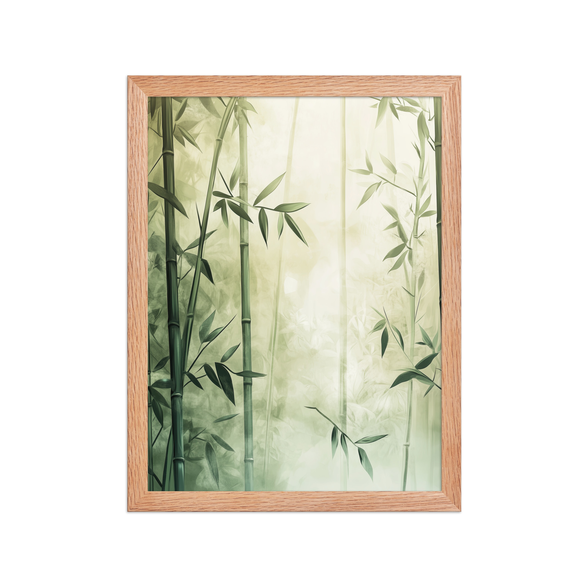 Whispering Bamboo Forest — Japandi Nature Botanical Wall Decor — Framed Poster - Image 7