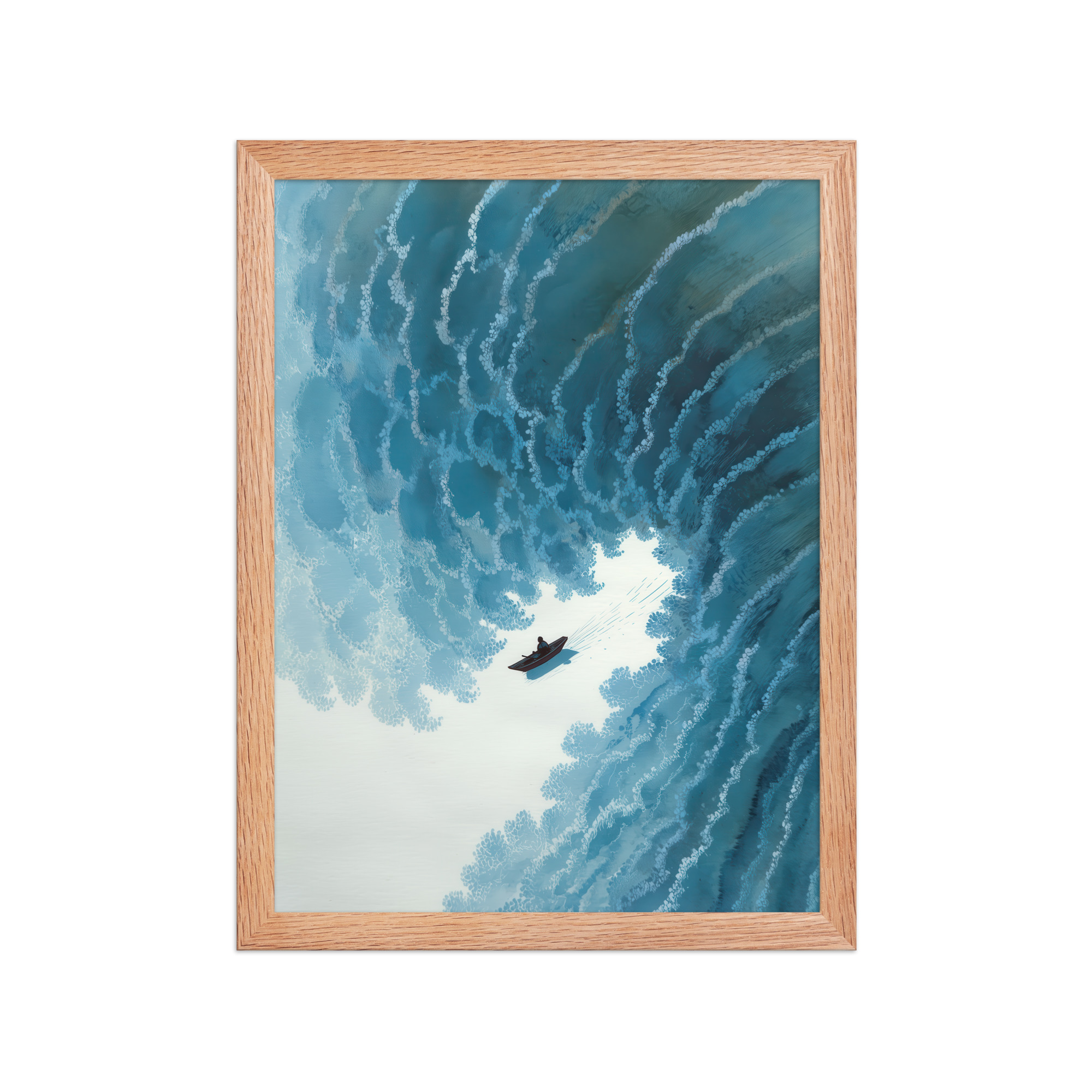 Through the Wave’s Eye – Ukiyo-e Wall Art Print – Framed Poster - Image 11