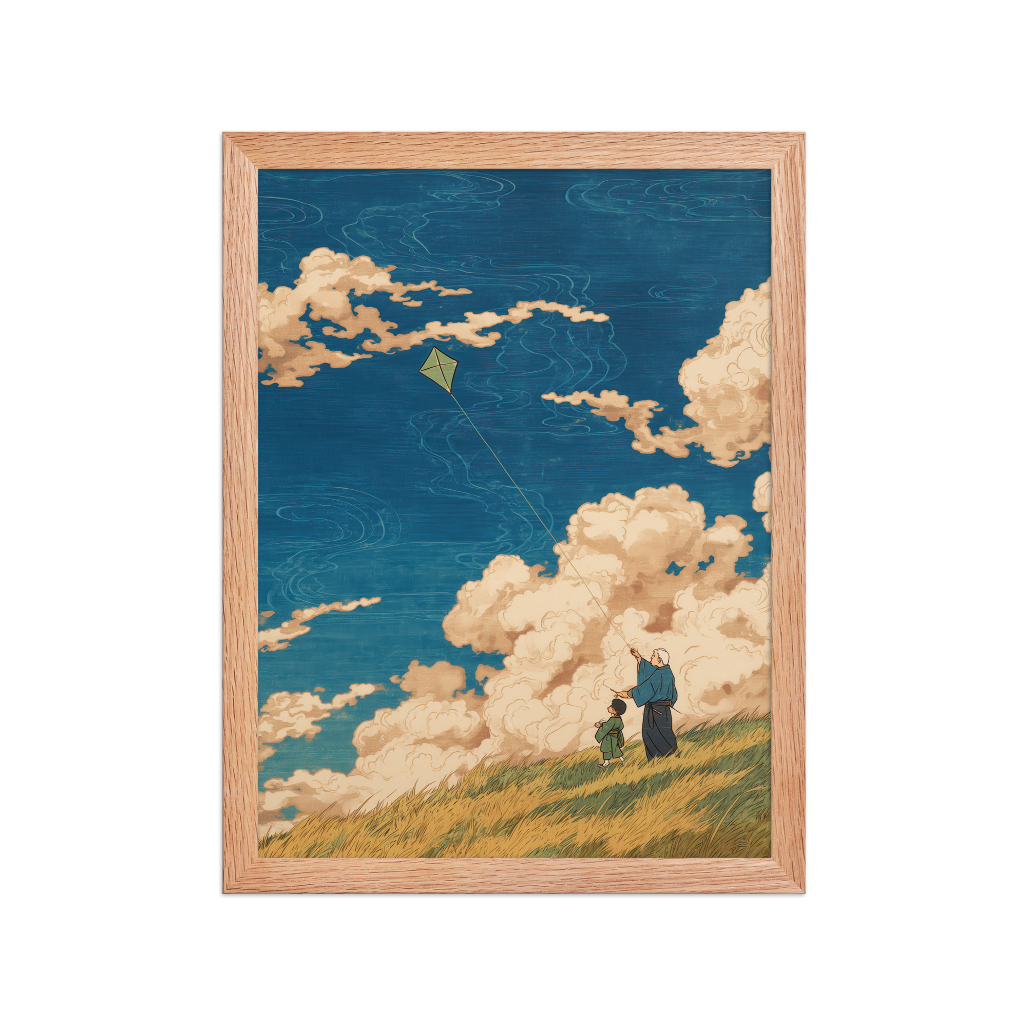 Skybound Whispers – Ukiyo-e Wall Art Print – Framed Poster - Image 11