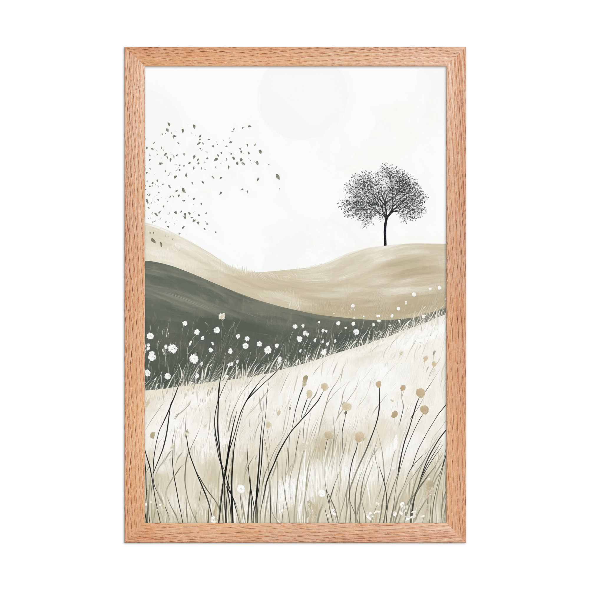 Still Horizons — Neutral Minimalist Landscape Wall Art — Framed Poster - Image 10