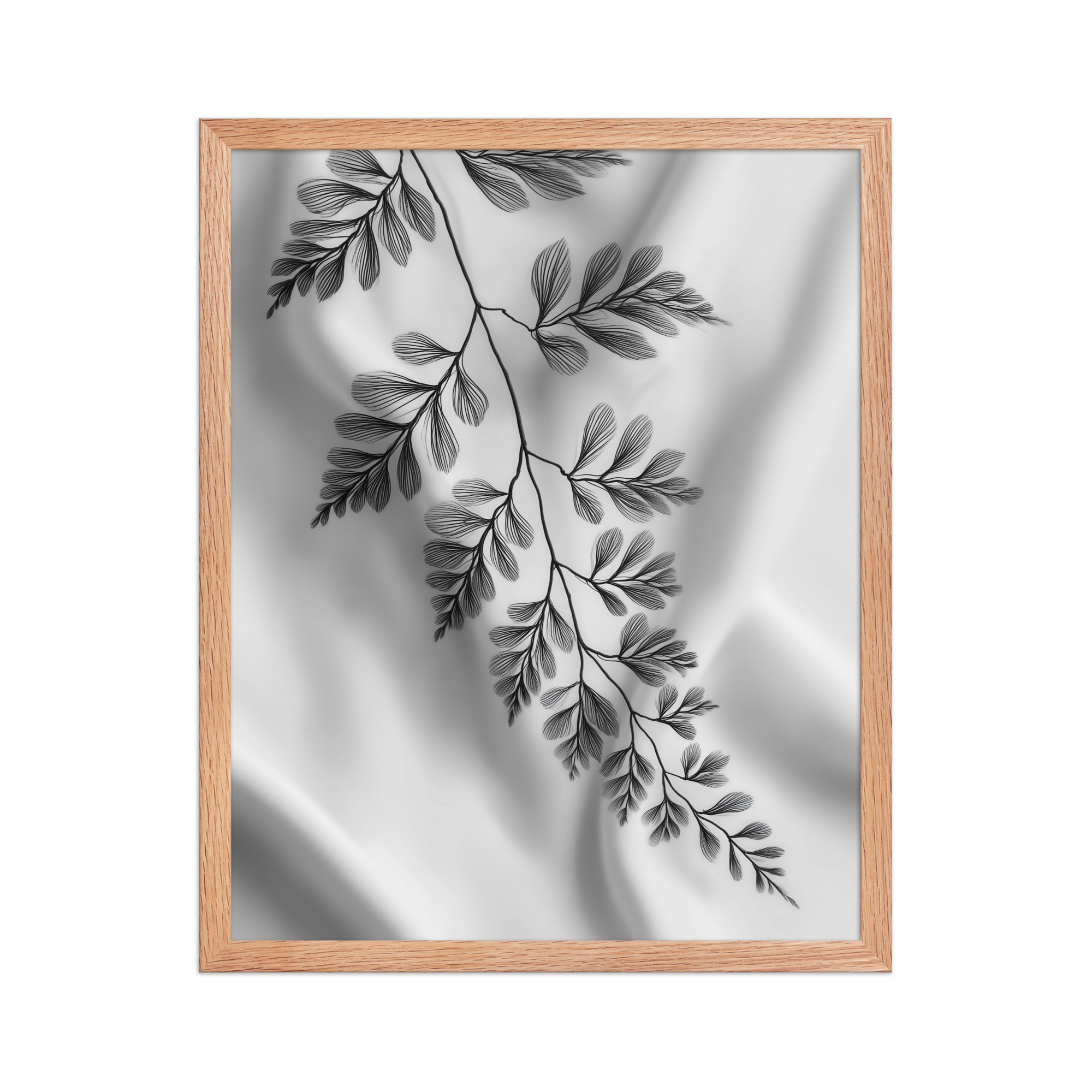 Fern of Still Shadows — Botanical Ink Wall Decor — Framed Poster - Image 7