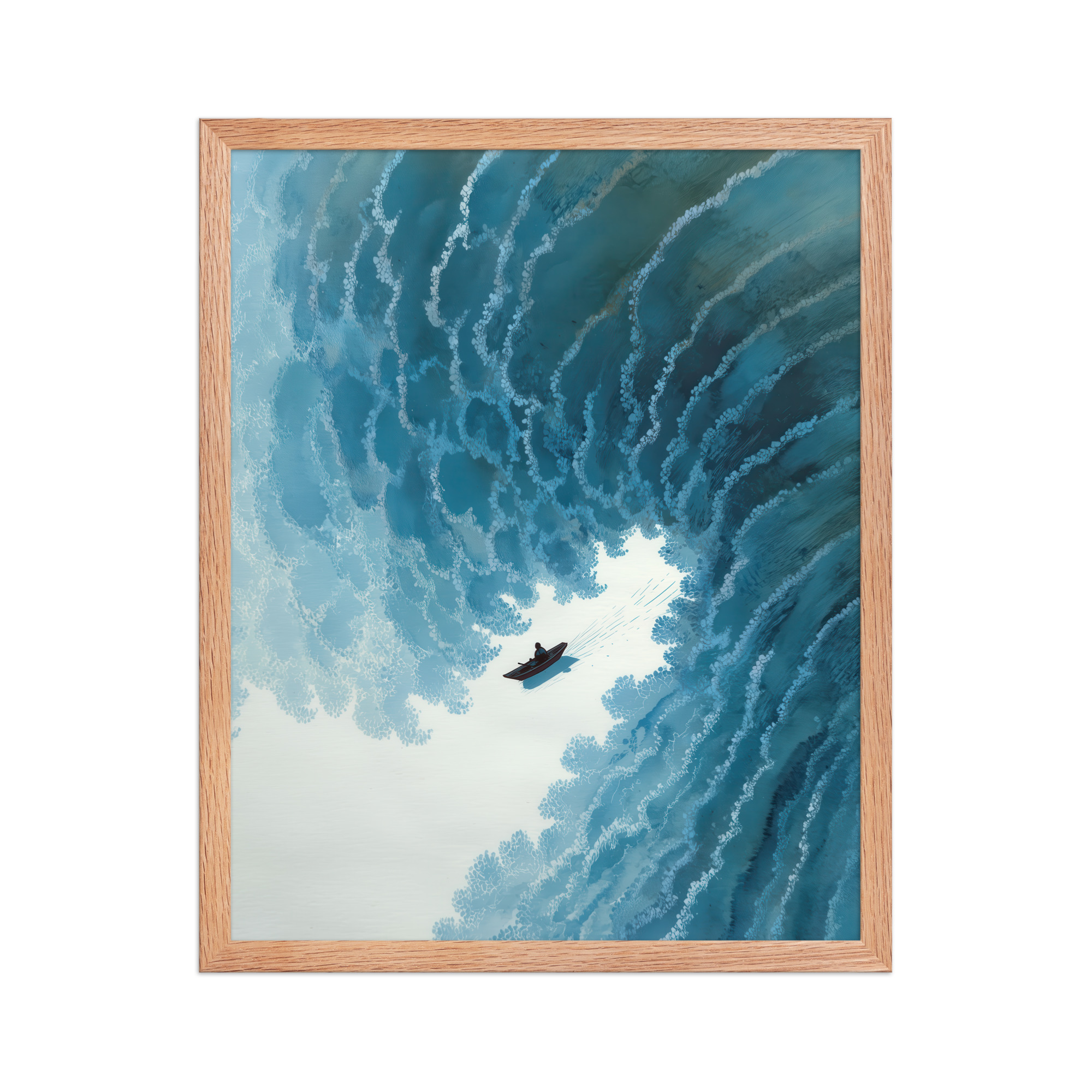 Through the Wave’s Eye – Ukiyo-e Wall Art Print – Framed Poster - Image 13