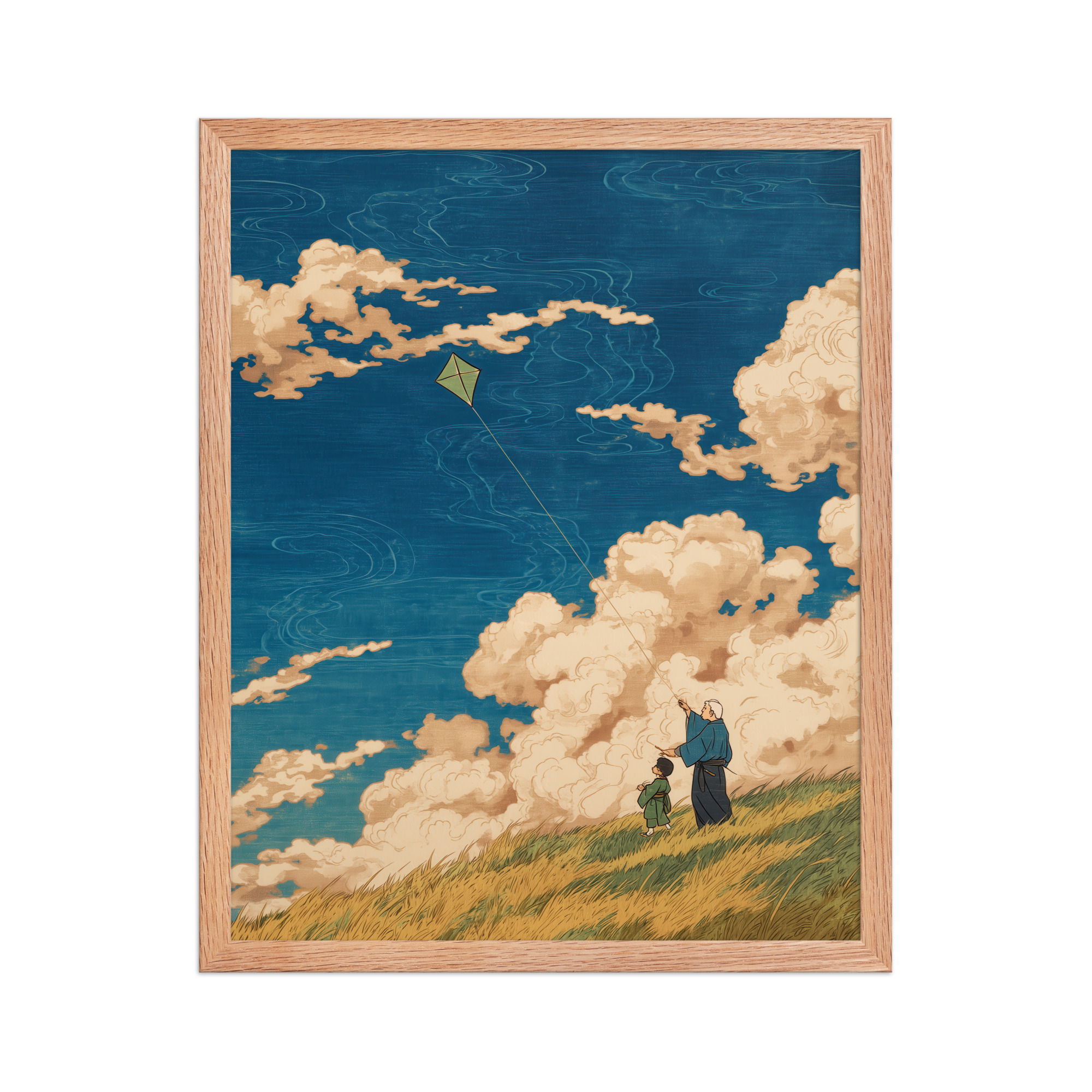 Skybound Whispers – Ukiyo-e Wall Art Print – Framed Poster - Image 13