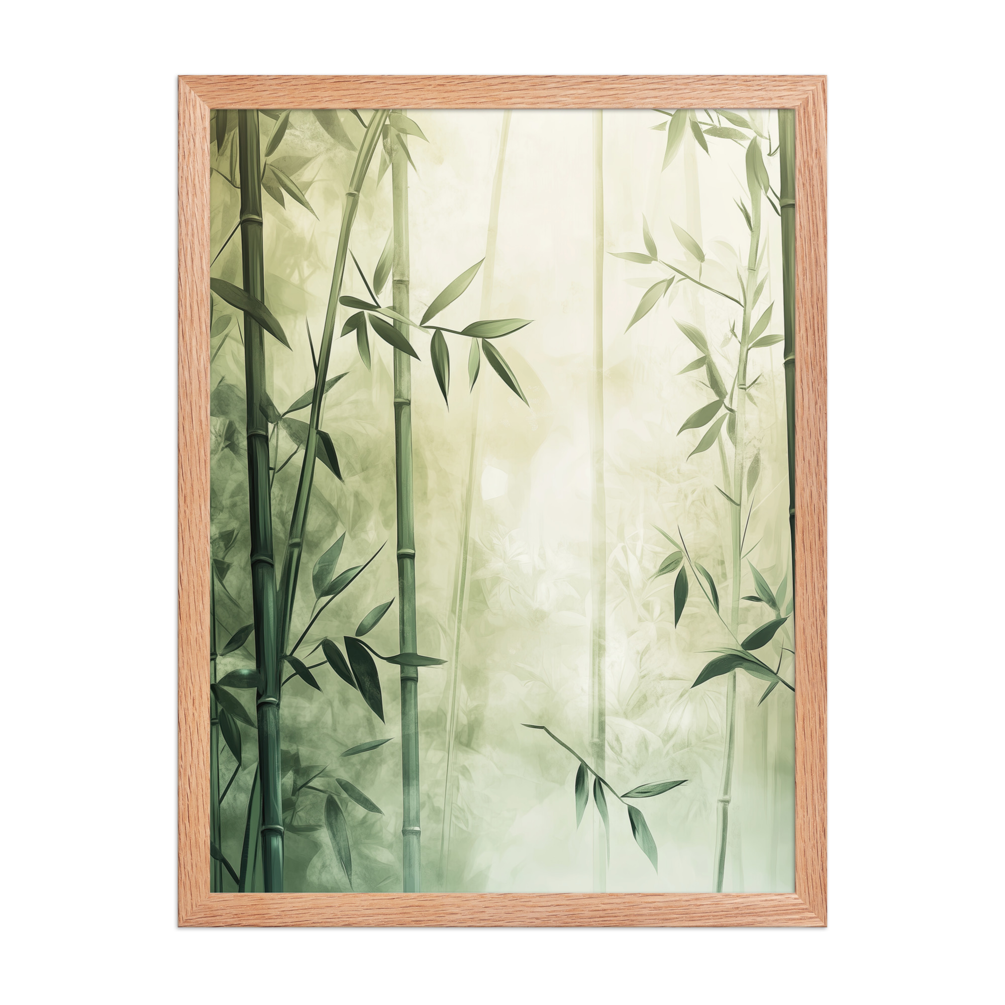 Whispering Bamboo Forest — Japandi Nature Botanical Wall Decor — Framed Poster - Image 10