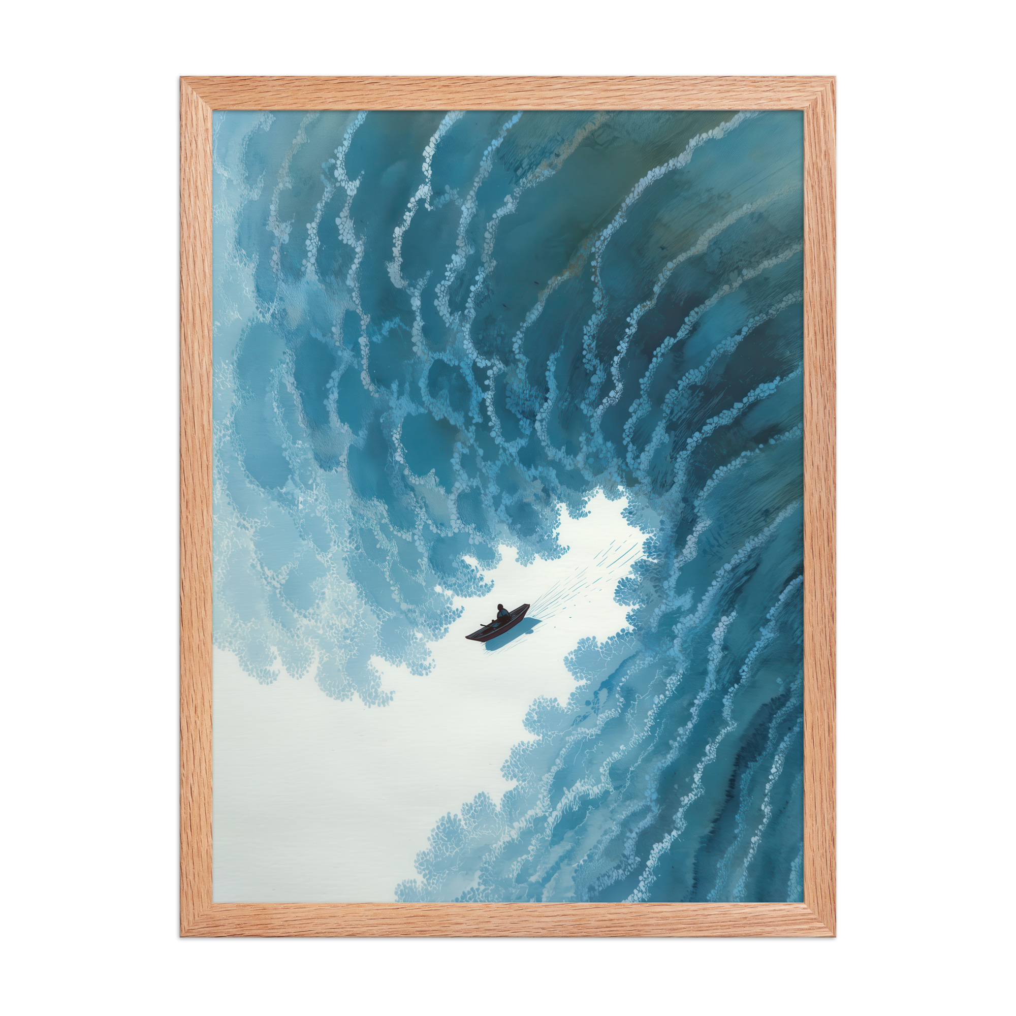Through the Wave’s Eye – Ukiyo-e Wall Art Print – Framed Poster - Image 14