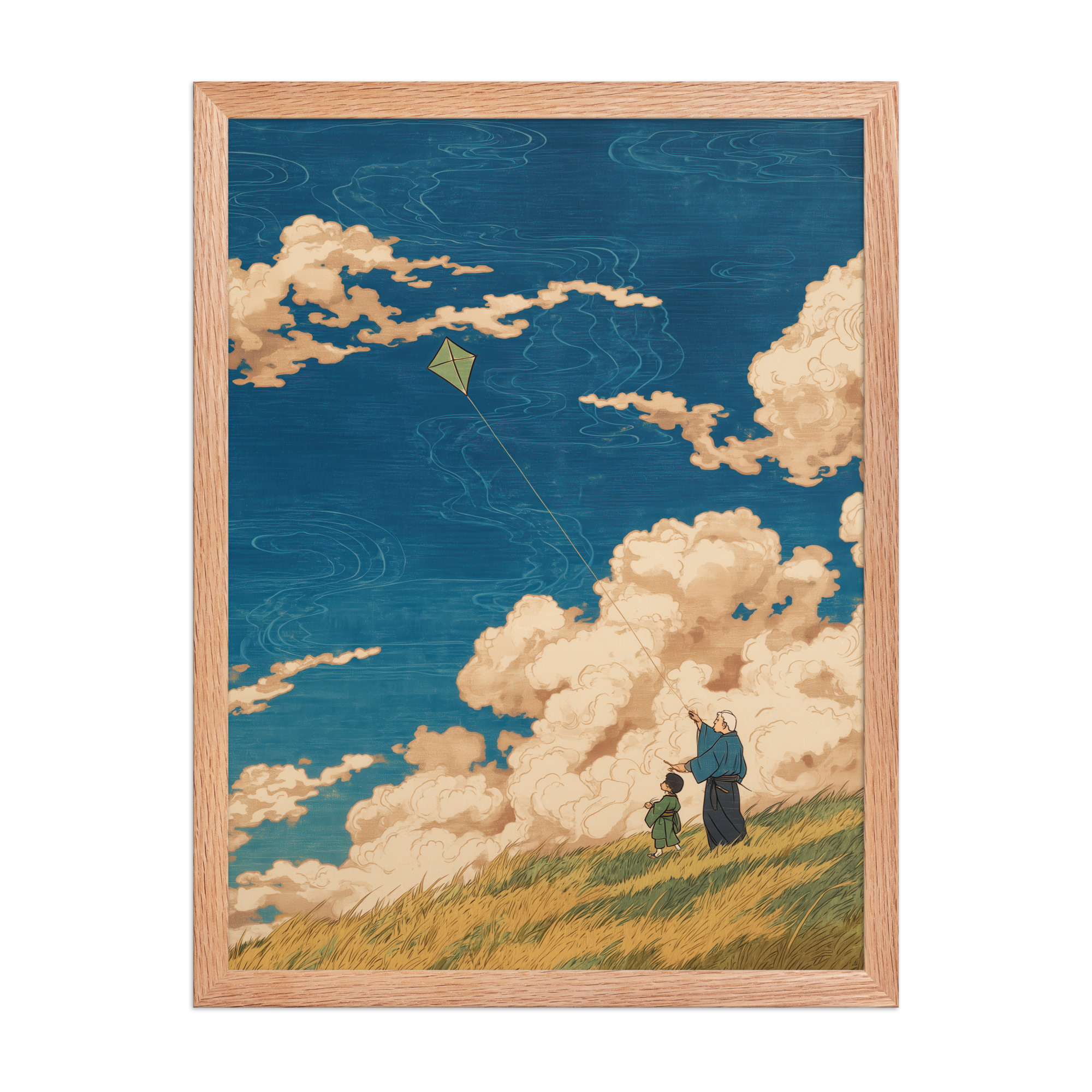 Skybound Whispers – Ukiyo-e Wall Art Print – Framed Poster - Image 14