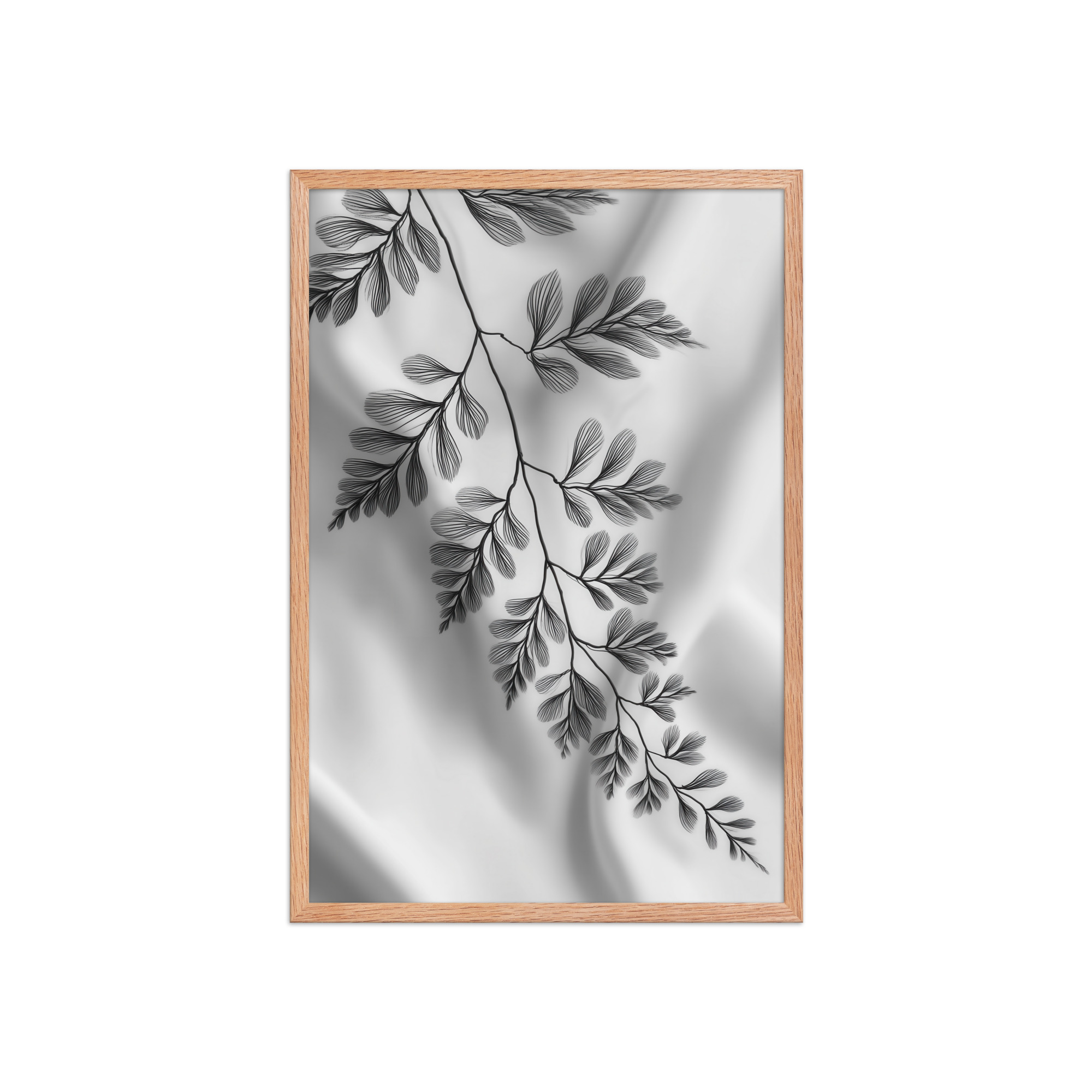Fern of Still Shadows — Botanical Ink Wall Decor — Framed Poster - Image 9