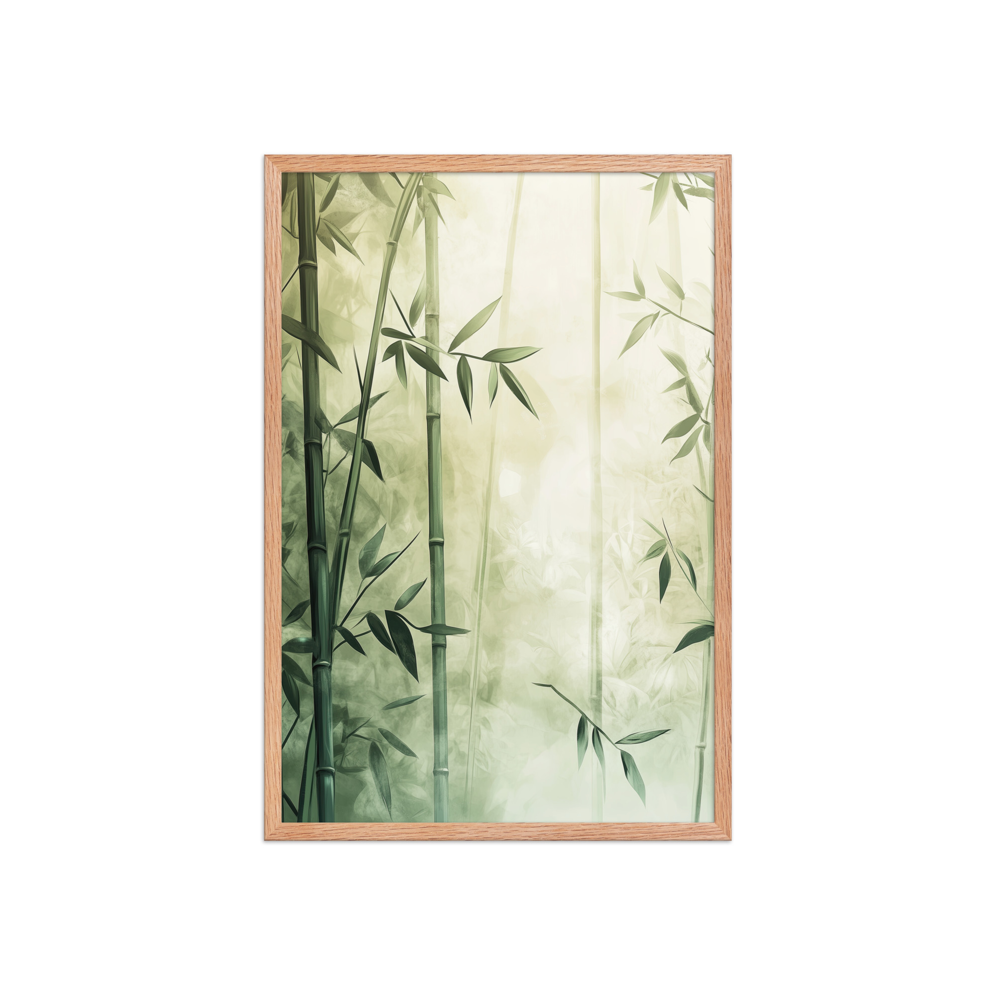 Whispering Bamboo Forest — Japandi Nature Botanical Wall Decor — Framed Poster - Image 11