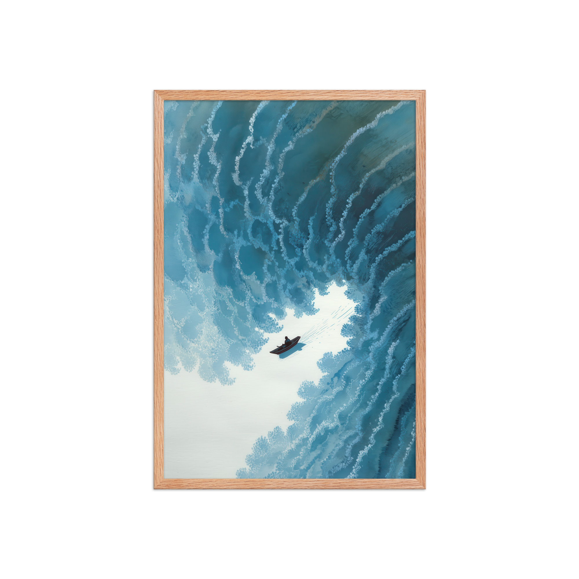 Through the Wave’s Eye – Ukiyo-e Wall Art Print – Framed Poster - Image 15