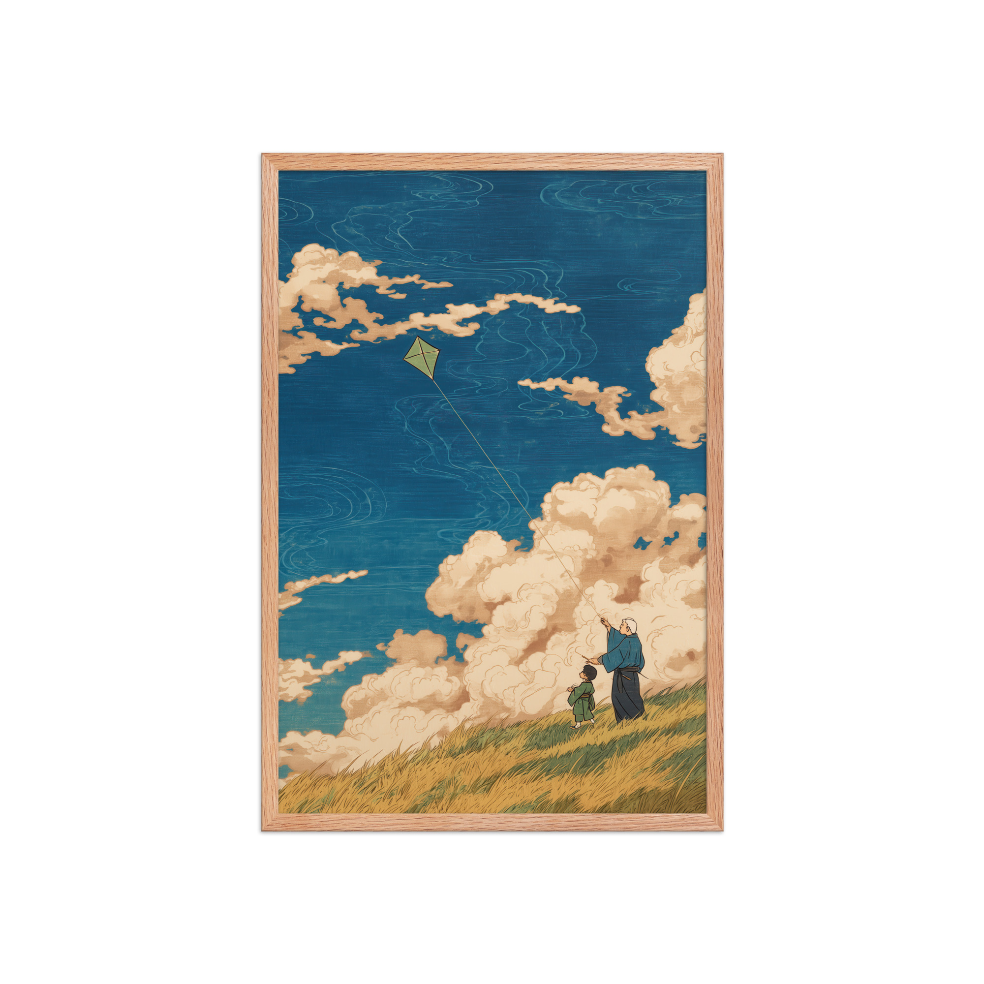 Skybound Whispers – Ukiyo-e Wall Art Print – Framed Poster - Image 15