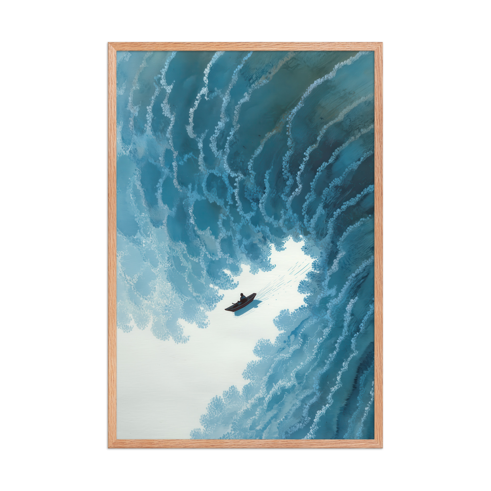 Through the Wave’s Eye – Ukiyo-e Wall Art Print – Framed Poster - Image 16