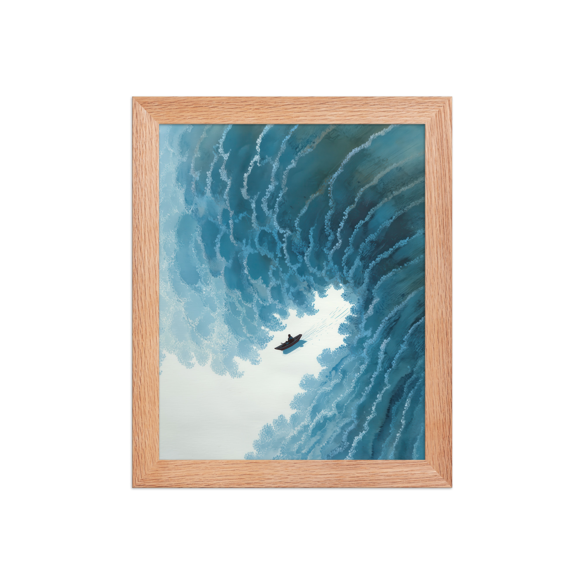 Through the Wave’s Eye – Ukiyo-e Wall Art Print – Framed Poster - Image 9