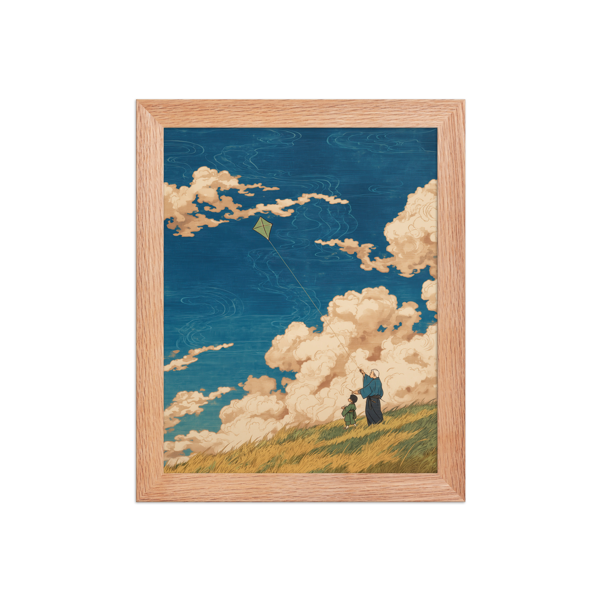 Skybound Whispers – Ukiyo-e Wall Art Print – Framed Poster - Image 9