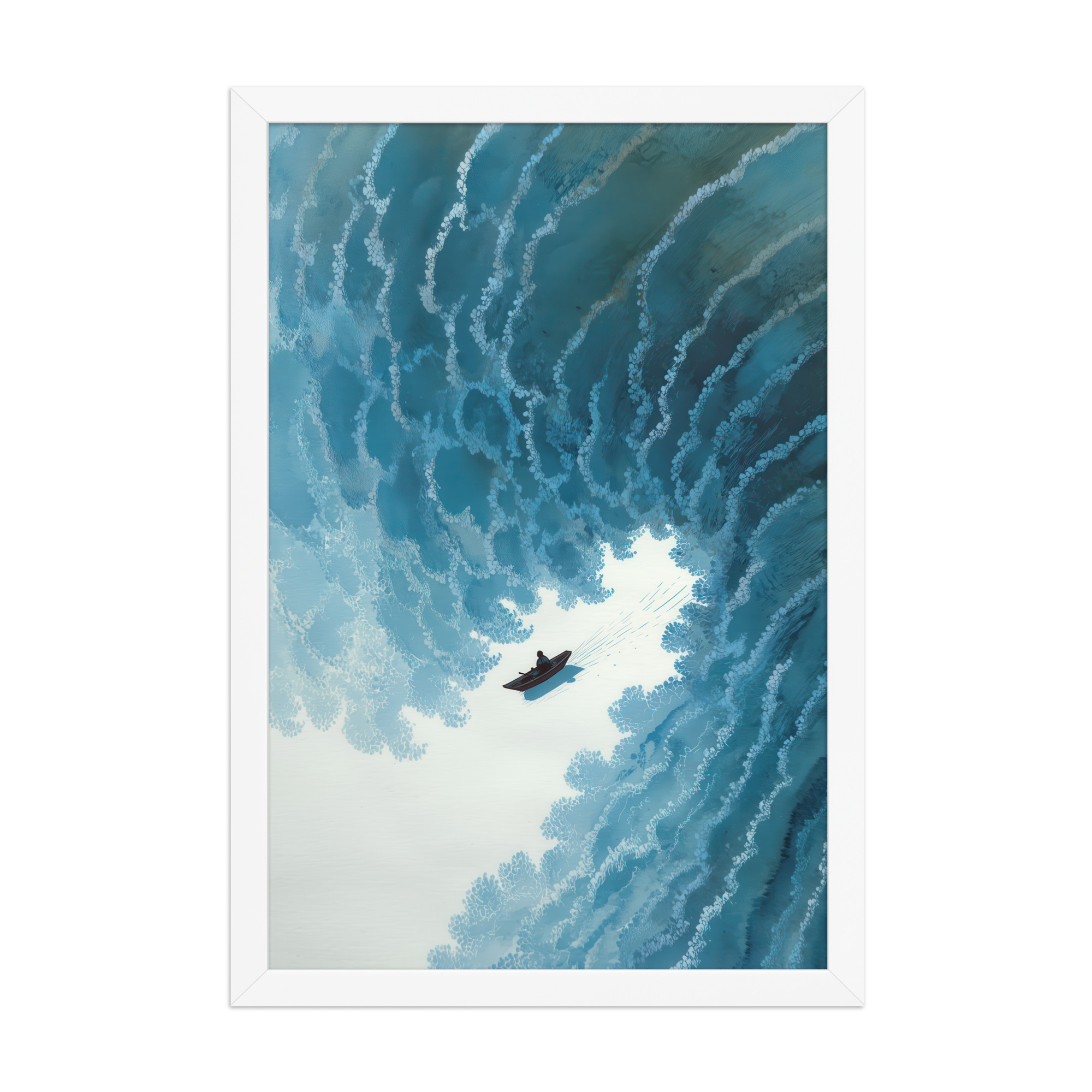 Through the Wave’s Eye – Ukiyo-e Wall Art Print – Framed Poster - Image 20
