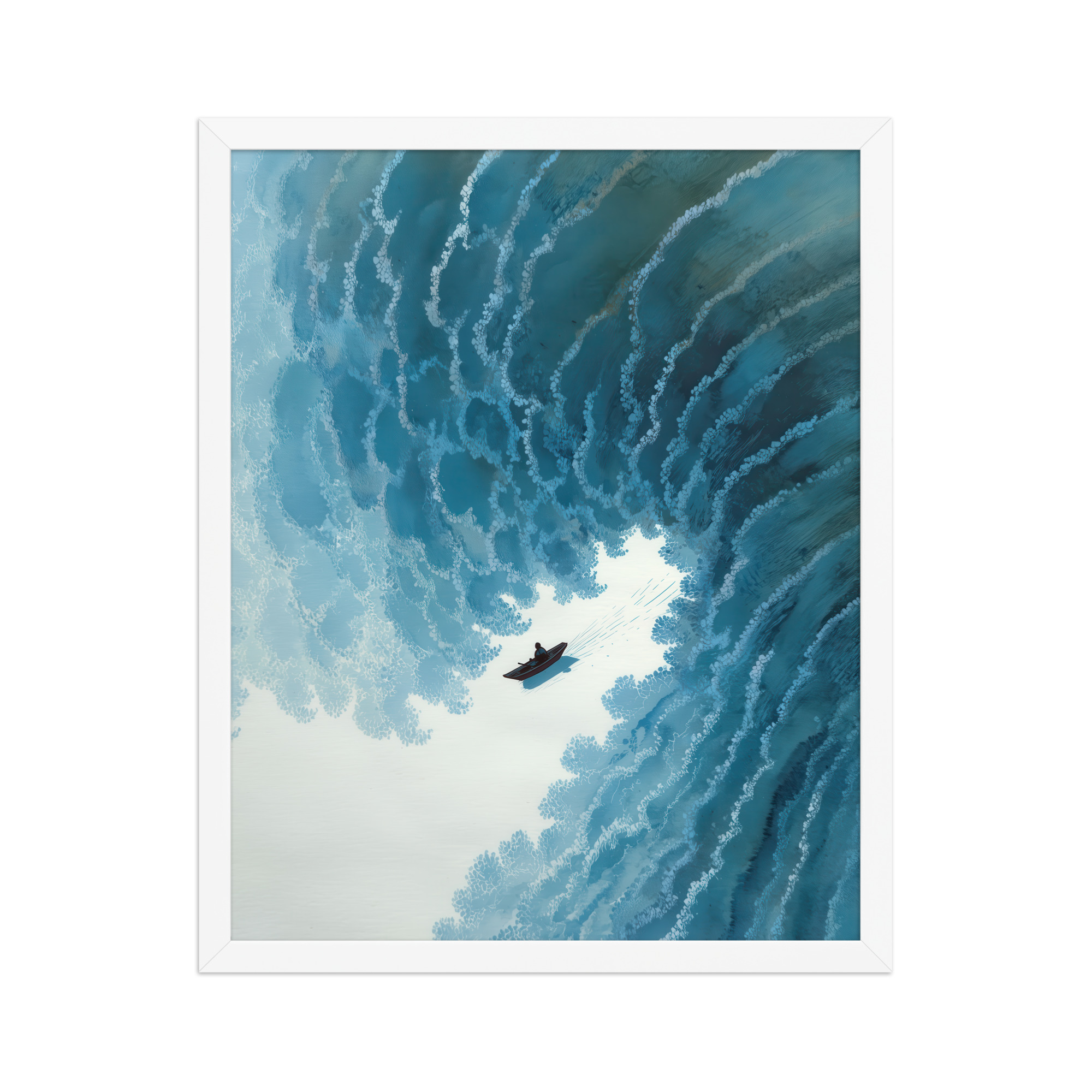 Through the Wave’s Eye – Ukiyo-e Wall Art Print – Framed Poster - Image 21