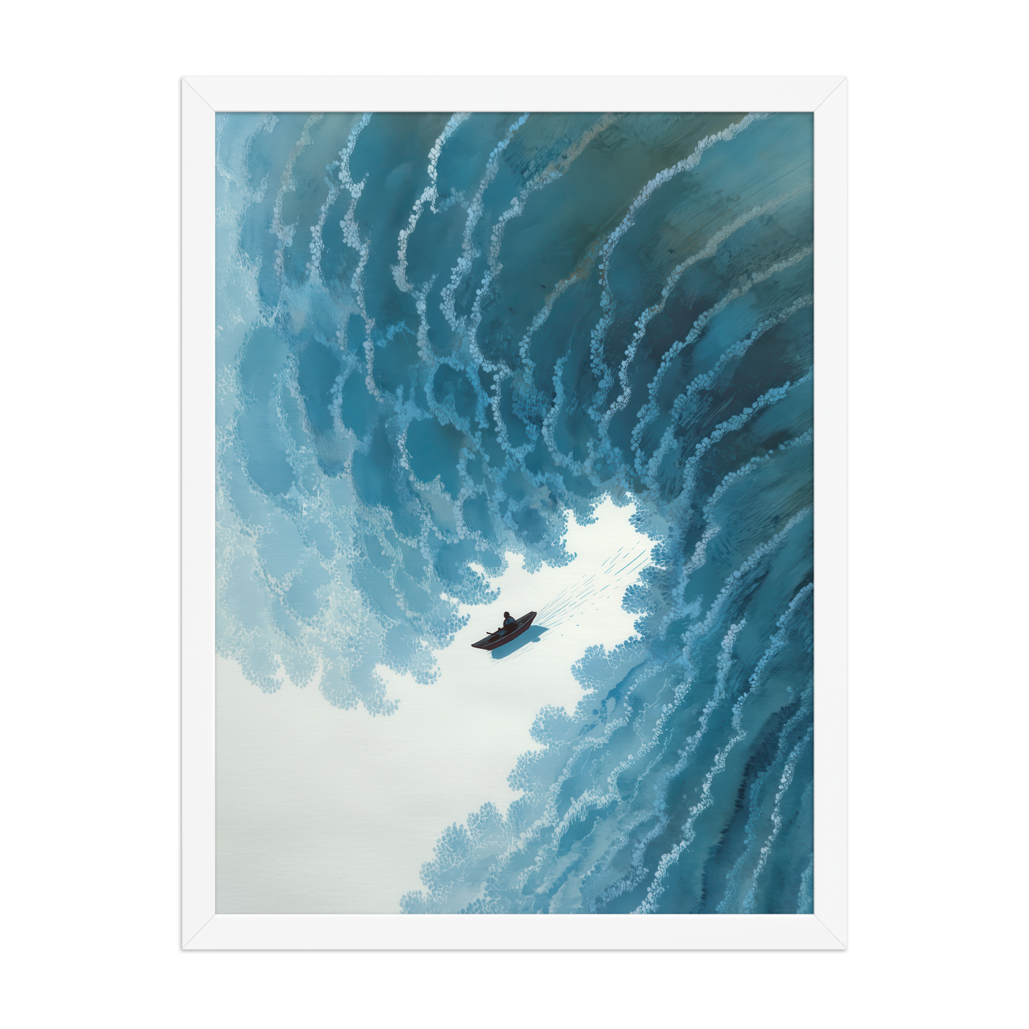 Through the Wave’s Eye – Ukiyo-e Wall Art Print – Framed Poster - Image 22