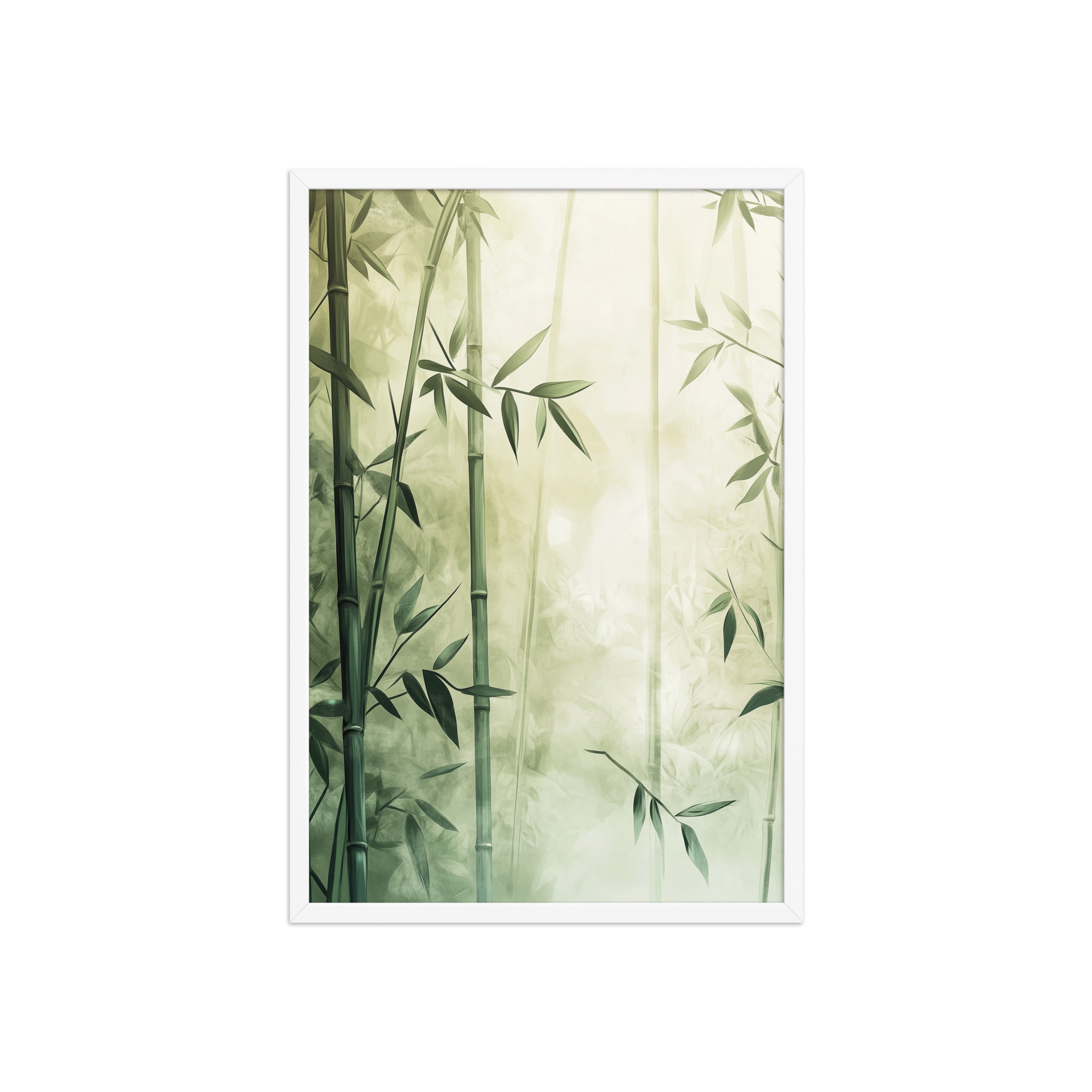 Whispering Bamboo Forest — Japandi Nature Botanical Wall Decor — Framed Poster - Image 17