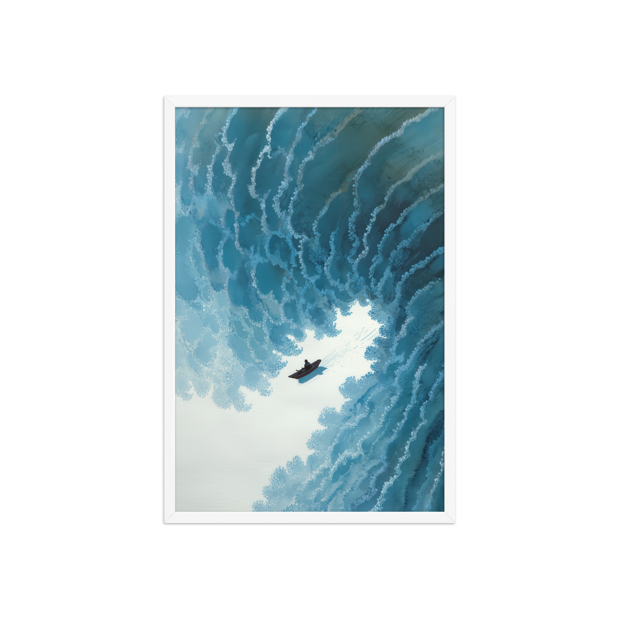 Through the Wave’s Eye – Ukiyo-e Wall Art Print – Framed Poster - Image 23