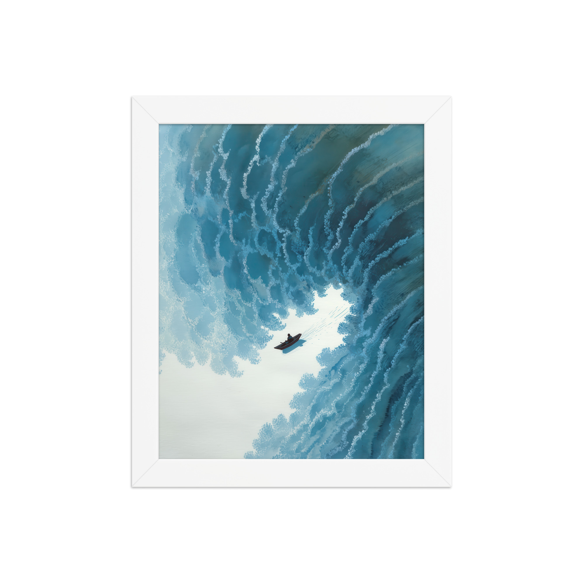 Through the Wave’s Eye – Ukiyo-e Wall Art Print – Framed Poster - Image 17